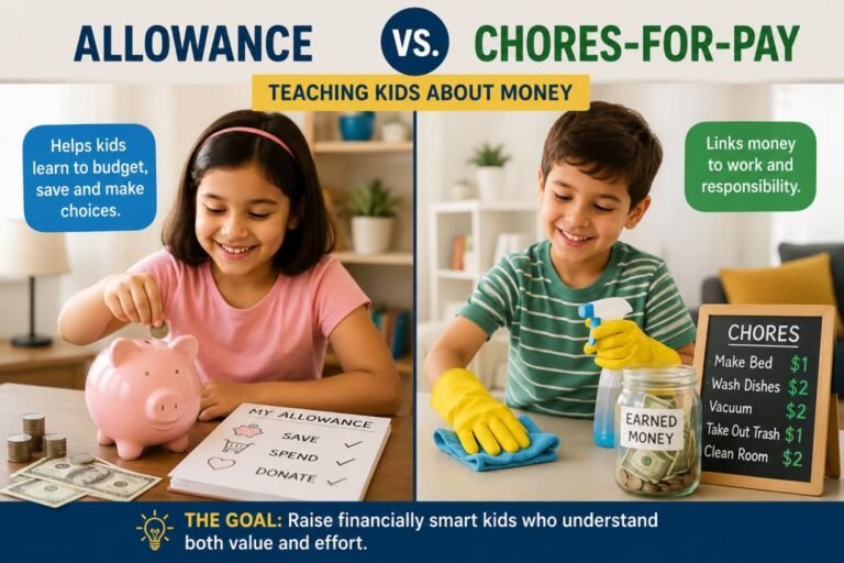allowance vs chores-for-pay