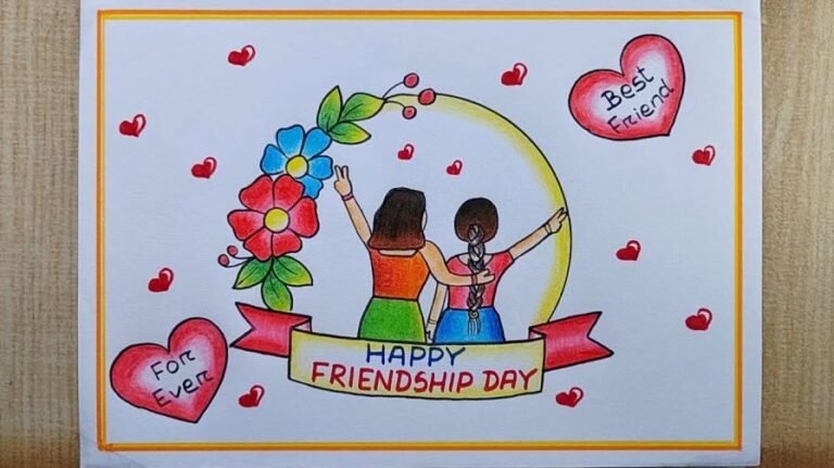 friendship day drawing ideas for kids
