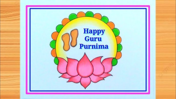guru purnima drawing ideas for kids