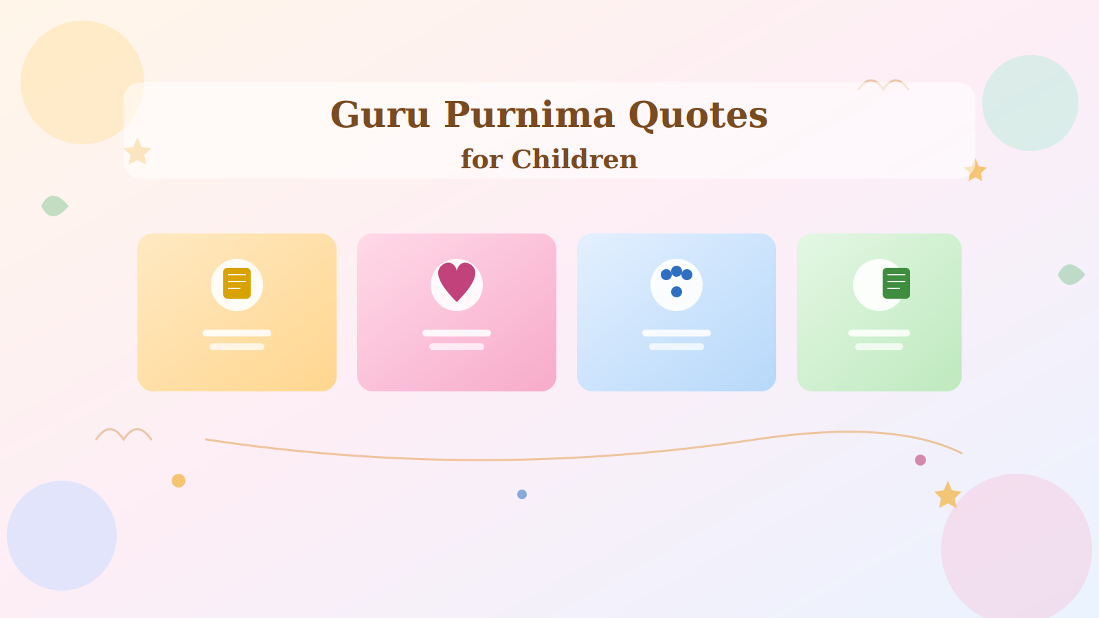 Guru Purnima Quotes for Children
