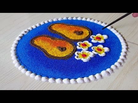 guru purnima rangoli designs kids can make