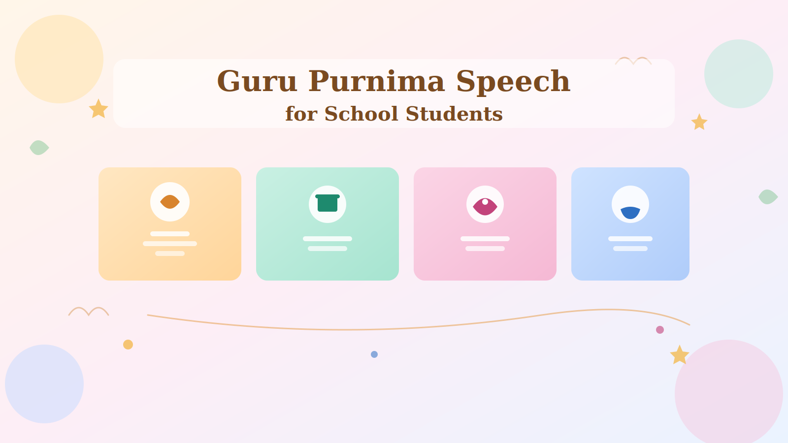 guru purnima speech for school students