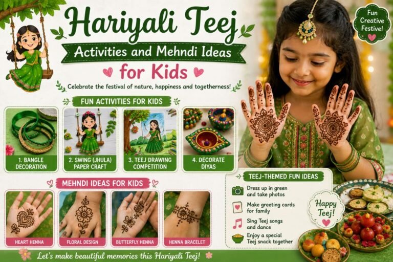 hariyali teej activities for kids