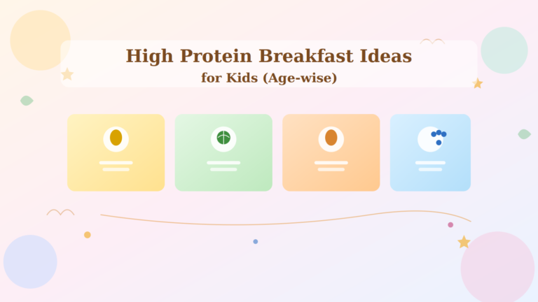 high protein breakfast ideas for kids age-wise