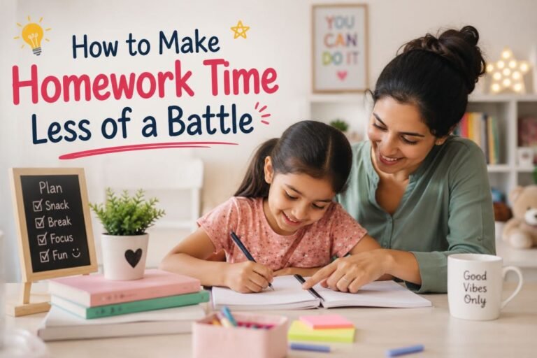 how to make homework time less of a battle