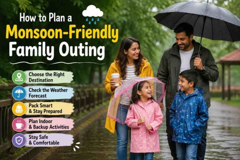 how to plan a monsoon-friendly family outing