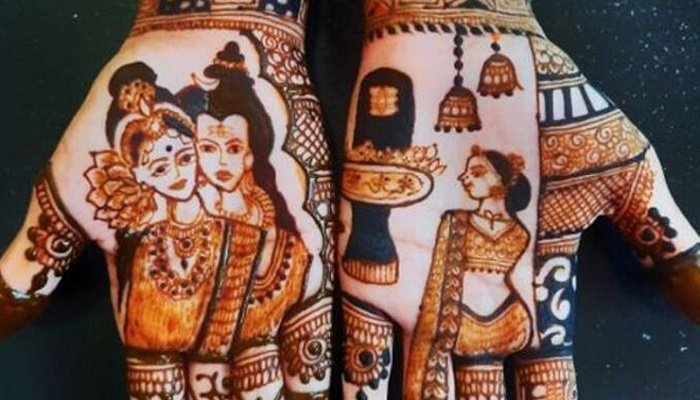 simple sawan mehndi designs for kids