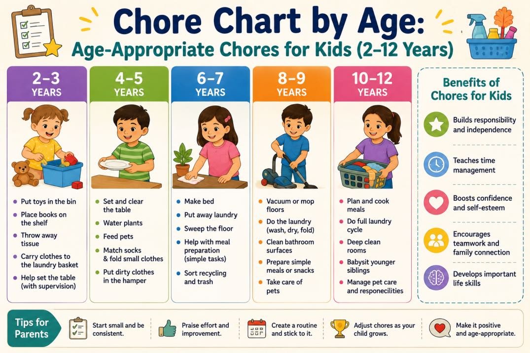 chore chart by age