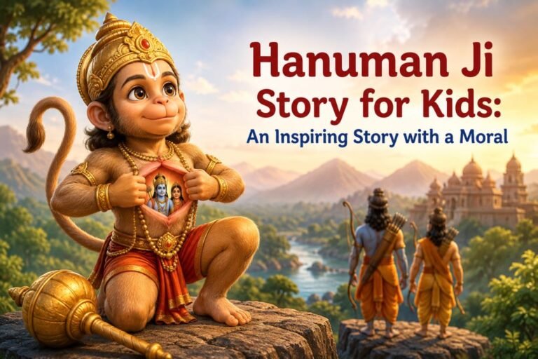 hanuman ji story with moral for kids