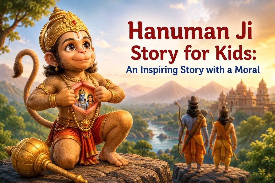 hanuman ji story with moral for kids