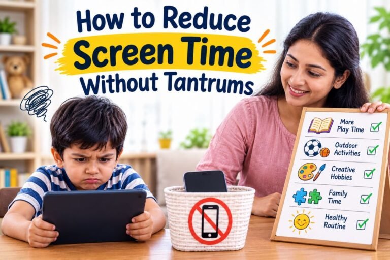 how to reduce screen time without tantrums