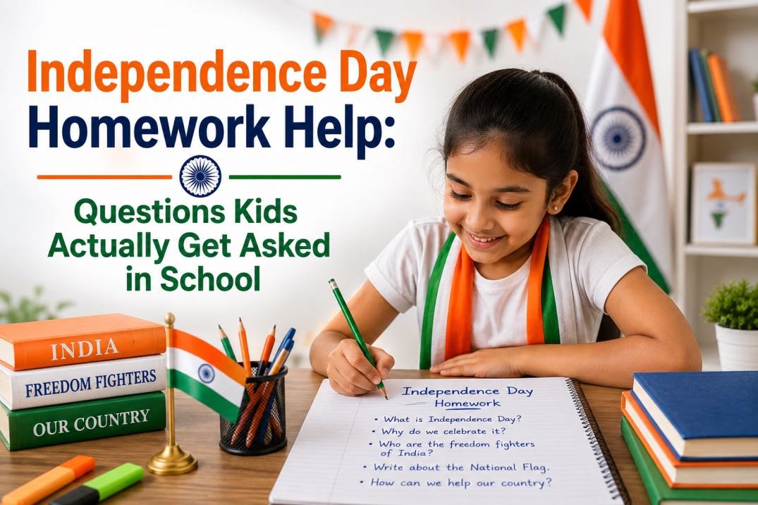 independence day homework help for kids