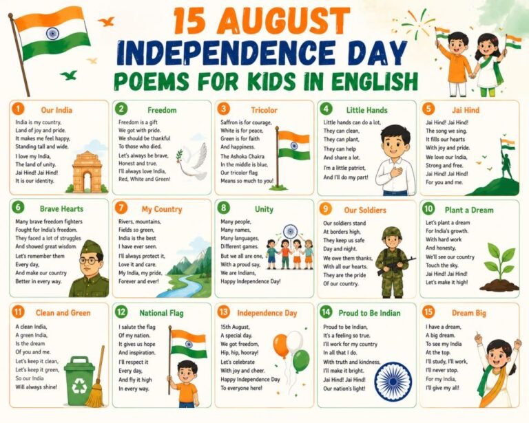 independence day poems for kids