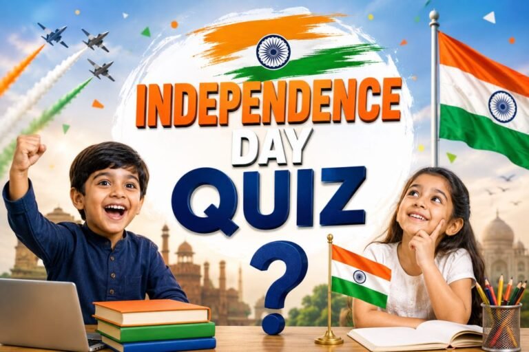 Independence Day Quiz: GK Questions for Kids (With Answers)