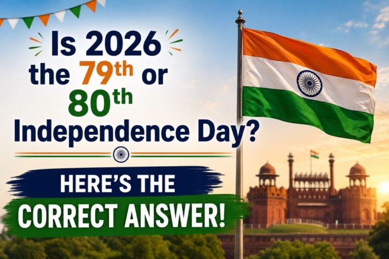 is 2026 79th or 80th independence day