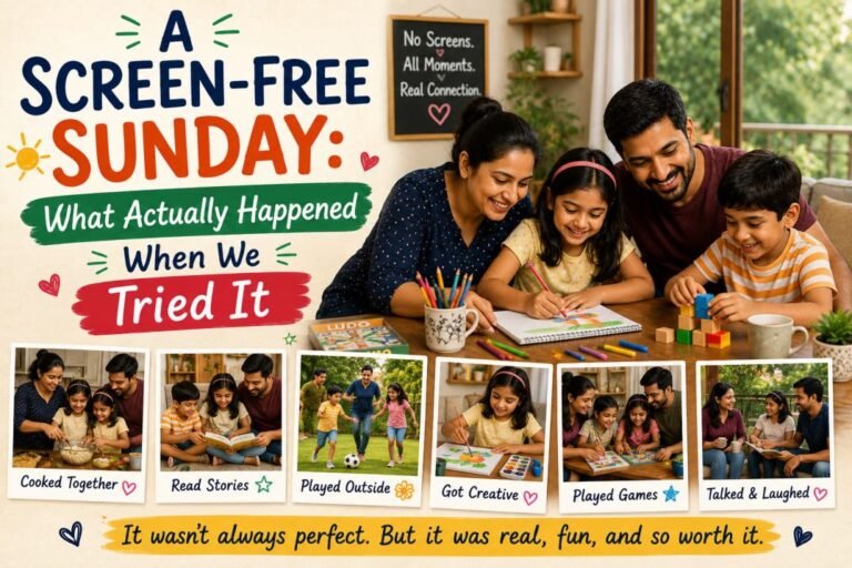 screen-free sunday family