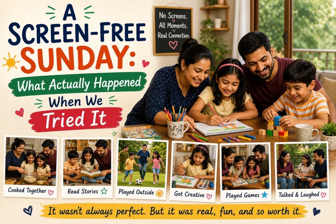 screen-free sunday family