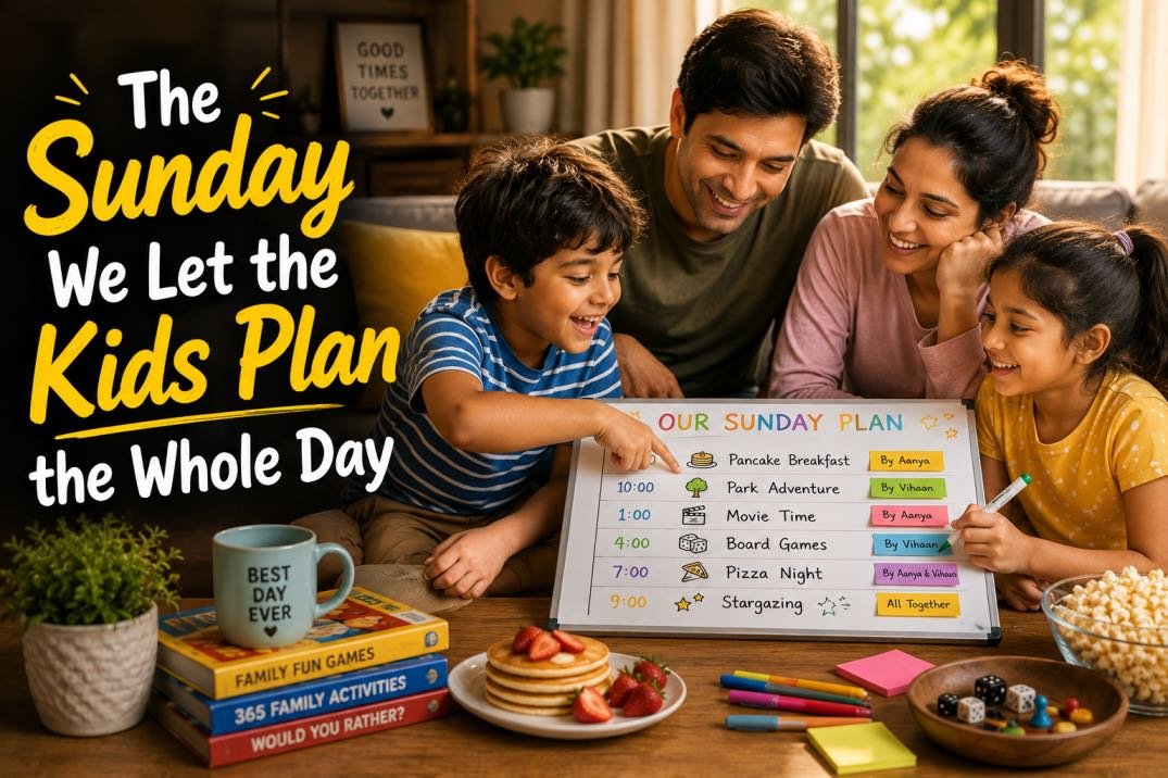 letting kids plan family day