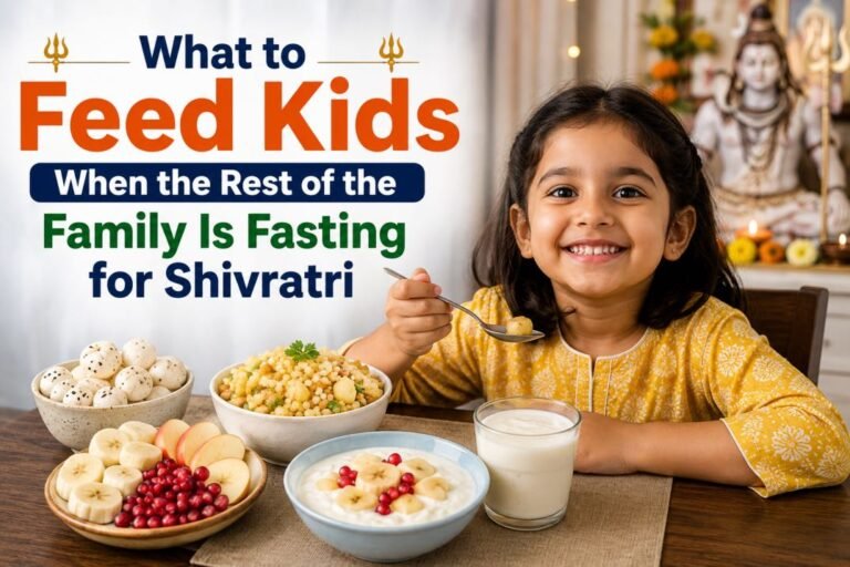 what to feed kids when family is fasting